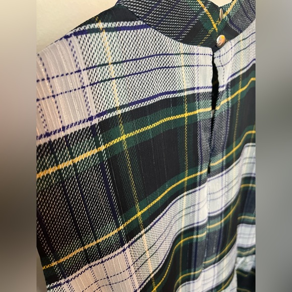 J. Crew | Sleeveless Peplum
Gilded Highland Tartan Plaid, Large - Picture 7 of 10